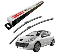 Silbak Windscreen Wipers, fits for PEUGEOT 207 (05/2006-04/2012) Front Wiper Blades, 650mm/430mm