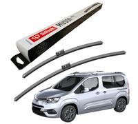 Silbak Windscreen Wipers, fits for TOYOTA PROACE CITY (2019 ONWARDS) Front Wiper Blades, 600mm/430mm
