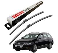 Silbak Windscreen Wipers, fits for VW (VOLKSWAGEN) PASSAT VARIANT (08/2005-11/2010) Front Wiper Blades, 650mm/400mm