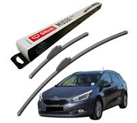 SIlbak WIndscreen WIpers, for KIA CEE'D SPORTY WAGON 2012-2018 WIper Blades, 650mm/350mm