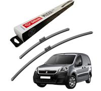 Silbak Windscreen Wipers, for PEUGEOT PARTNER (05/2008-12/2018) Front Wiper Blades, 650mm/400mm