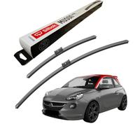 Silbak Windscreen Wipers, for VAUXHALL ADAM (2013 ONWARDS) Front Wiper Blades, 650mm/400mm