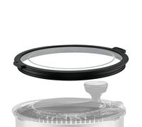 SILBERTHAL Salad Spinner Lid 25 cm Clear | Airtight Seal, Fits the 4.5 Litre Bowl, Keeps Washed Leaves Fresh in the Fridge, Hand Wash Only