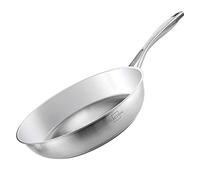 SILBERTHAL Stainless Steel pan uncoated - Induction - Professional Frying pan 28cm - Roasted Aromas - ovenproof