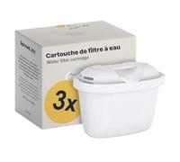 SILBERTHAL Water Filter Cartridges, Compatible with Brita Maxtr 3 Pack | Replacement Refills That Also Fit Amazon Basics and SILBERTHAL Jugs, Reduces Limescale and Chlorine, up to 160 L