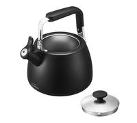 SILBERTHAL Whistling Kettle Stainless Steel 2.8L Induction and Gas | Non-electric, all heat sources including induction and gas, whistle, for tea and coffee, stainless steel