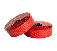 SILCA Nastro Cuscino Bike Handlebar Tape, Red 3.75mm - Extra Thick Bike Bar Tape, Comes with Aluminum End Plugs & Installation Kit - Durable, Comfortable, and Vibration-Damping