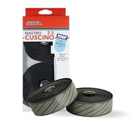 SILCA Nastro Cuscino Bike Handlebar Tape, Grey 2.5mm - Extra Thick Bike Bar Tape, Comes with Aluminum End Plugs & Installation Kit - Durable, Comfortable, and Vibration-Damping
