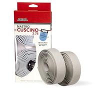 SILCA Nastro Cuscino Bike Handlebar Tape, White 3.75mm - Extra Thick Bike Bar Tape, Comes with Aluminum End Plugs & Installation Kit - Durable, Comfortable, and Vibration-Damping