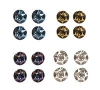 Silca Titanium Bottle Cage Bolts Set of 4 - Midnight Blue