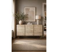 Silchester Light Mango Extra Large Sideboard Doors Drawers