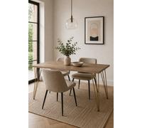 Silchester Rectangular 6 Seater Dining Table Light Mango
