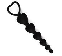 Onyx Silicone Anal Beads