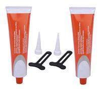 Silcoset 158 Oven Door Adhesive Silicone High Temperature Resistant Glue 75ml (Pack of 2)