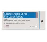 Sildenafil Accord 25mg 8 Tablets