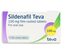 Sildenafil Teva 100mg 4 Tablets