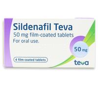 Sildenafil Teva 50mg 4 Tablets