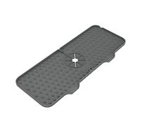 Sile Faucet Mat - Waterproof Drip Catcher for Kitchen Sink Non-Slip Sink Protector Absent Mat for Bathroom Splash Guard for Faucets and Sin