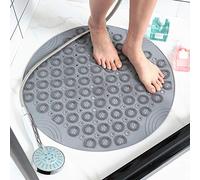Sile Non-Slip Mat for Foot Cleaning Back Exfoliator Shower MatAnti-Slip Gray Foot Scrubber and r for Relaxat and Hygiene