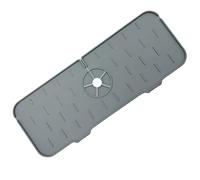 Sile Sink Faucet Mat - Absent Drip Catcher Non-Slip Splash Guard Kitchen & Bathroom Sink Protector Sile Draining Pad Water-Resistant Faucet Mat