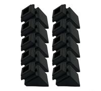 Sileduove 10 Pack Black Iron Stair Handrail Base, For Secure Railing Installation And, For Versatile Home Or Business Staircase Decor Enhancement