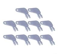 Sileduove 10Pcs 8H-5306 Key For Car Isolator Switch, Kill Switch Key, Disconnect Switch Key For CAT Models