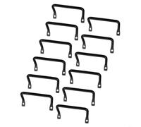 Sileduove 12 Pack Ergonomic Matte Black Drawer Pulls For Cabinetry