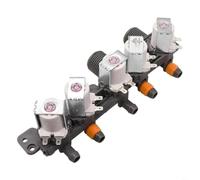 Sileduove 12V Solenoid Valve, Water Inlet Valve, Washing Machine Part for LG, Efficient Flow Control, Easy DIY Install, 20x6x6cm, Fits AJU73213301, AP5244606, PS3527446, Metal