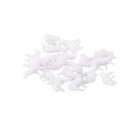 Sileduove 18 Pcs HO Scale 1:87 Painted Farm Sheep Model Figures, 6 Styles Plastic Scenery Animals for Model Railway Train Layout Building Diorama Accessories Decor