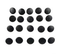 Sileduove 20 Pack Black Nylon Hood Insulator Clips Compatible with for TOYOTA and for SCION, 25mm Head Diameter Push Retainer Fasteners Replacing 90467-A0003 for Engine Cover Liner Attachment