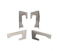 Sileduove 4pcs Stainless Steel BBQ Pan Gasket Brackets, 5cm Spacer for Firebox Kettle For Ring Grill For Plancha for WEBER, Optimal Airflow Support for Outdoor Camping Cooking