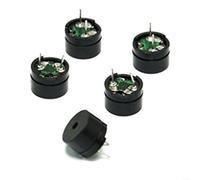 Sileduove 5V Passive Piezo Buzzer Sounder Module with Controllable Frequency 16 Ohm Resistance for Arduino DIY Electronics for MINI Alarm Speaker Projects (5 Pack)