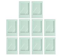 Sileduove Acrylic Mini Photo Frames 10 Pack Compatible With for Fujifilm for Instax Films 3 Inch Classic Vertical Design With Stand For Horizontal Vertical Display Dust Protection(green)
