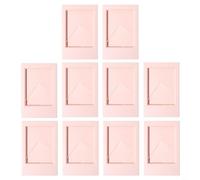 Sileduove Acrylic Mini Photo Frames 10 Pack Compatible With for Fujifilm for Instax Films 3 Inch Classic Vertical Design With Stand For Horizontal Vertical Display Dust Protection(pink)