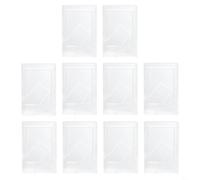 Sileduove Acrylic Mini Photo Frames 10 Pack Compatible With for Fujifilm for Instax Films 3 Inch Classic Vertical Design With Stand For Horizontal Vertical Display Dust Protection(Transparent)