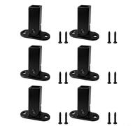 Sileduove Adjustable Base, Railing Base, Aluminum Alloy Column, Spiral Staircase Fitting, Adjustable Incline Design, Complete Assembly Kit, 6 Pieces, Metal Construction, Easy