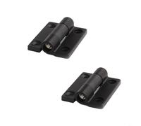 Sileduove Adjustable Torque Hinge, Damped Pivot Hinge, Cabinet Hardware, Free-Stop Positioning Hinge with Smooth Quiet Closing, Any Angle Locking Feature, 26x22mm to 45x35mm Sizes,(45 * 35mm Black)