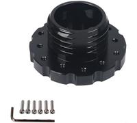 Sileduove Aluminium Racing Wheel Adapter for Thrustmaster T300/T500/TS-PC Sim Racing Steering Base Mount Bracket Black