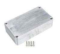Sileduove Aluminum Alloy Effects Pedal Case for Guitarists Fits Models Like 1590LB and 125B Seamlessly (125B122x66x39.5mm)