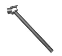 Sileduove Aluminum Folding Base and Pole Assembly for Ninebot MAX G30, Fixed Joint with Quick Fold Design, 680x100x70mm Black Replacement Part for Model No9 Upright Stem(Folding pole Black)