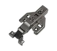 Sileduove Aluminum Frame Glass Door Hinge, Hydraulic Mute Buffer Damping Hinge, Heavy Duty Cabinet Hinge for Bathroom Kitchen Wine Cupboard, Smooth Silent Closing, Rust Resistant Steel,(A)