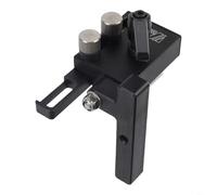 Sileduove Aluminum Miter Track Stop T-Slot Limiter for Woodworking Router Table, 90° Rotating Handle Quick Lock Design, Precision Cutting Guide Block for Standard 19mm T-Tracks, (Left Short)