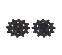 Sileduove Bicycle Rear Derailleur Pulley Wheel 12T Wheel Set Narrow Wide Design Low Friction Performance Plastic Construction Compatible with for SRAM for XX1 XO1 X1 for GX NX Apex for RIVAL