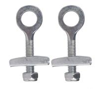 Sileduove Bike Chain Adjuster Tensioner Axle Tug Single Speed Wheel Fastener Steel for Fixed Gear Folding Bike Horizontal Dropout Frame 2 Pieces Set(2pcs)