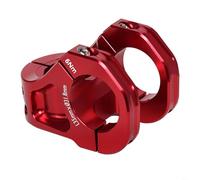 Sileduove Bike Stem 35mm CNC 6061 Aluminum Alloy For Mountain Bikes With 31 8mm Handlebar ClFor AMp And 28 6mm Fork Stem DiFor AMeter For All Mountain And Downhill(Red)