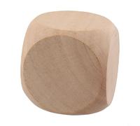 Sileduove Blank Wood Dice, DIY Dice, Unfinished Wooden Cubes, Tabletop Gaming Accessories, Customizable for Painting and Carving, Smooth for surface for Easy Marking, 40mm-60mm Assorted(40m)