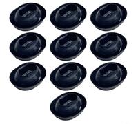 Sileduove Body Hood Cover Undercarriage Cover 6K0813583 Plastic Black Replacement Part for Golf for Passat for Polo for EOS Car Vehicle Exterior Accessories(10PCS)