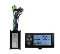 Sileduove Brushless Controller Display Kit for 36V-48V 15A 250W/350W Electric Bike Scooter with S861 LCD Display Aluminium Alloy Controller ABS Plastic Screen