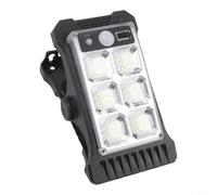 Sileduove Clip on Outdoor Solar Lights Clip Style Solar Lamp Featuring Motion Activation, for Illuminating Narrow Paths Balconies Solars Wall Light (19A Solar)