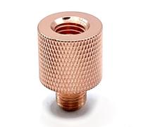 Sileduove Connector Adapter M10 To 3/8 For JPC Antenna Made From Stainless Steel To Withstand Various Weather Conditions(Gold)